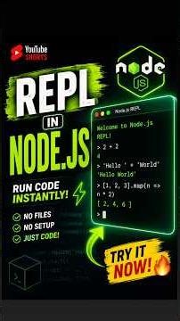Every Node.js Developer Should Know REPL 💻