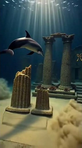 Dolphin POV in the Bermuda Triangle… I Found a Hidden Structure Underwater! 🐬