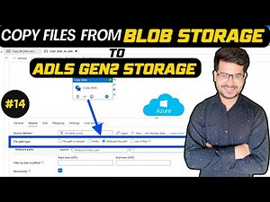Copy Files From Azure Blob Storage To ADLS Gen 2 To Storage || Copy Activity In ADF || Class - 14