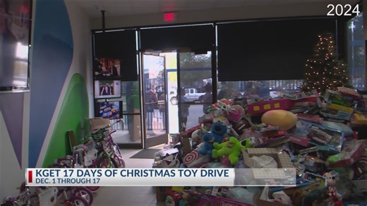 KGET 17 days of Christmas toy drive begins Dec. 1
