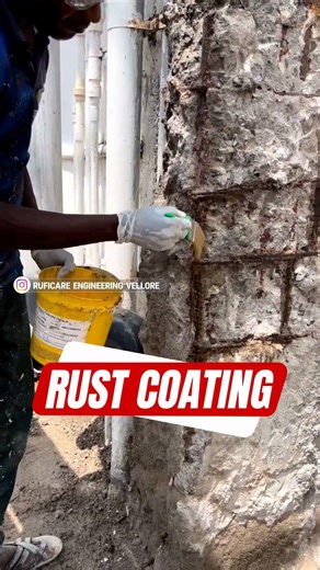 Column Strengthening with Carbon Fiber Sheet #shorts #vellore #katpadi #columnstrengthening #home