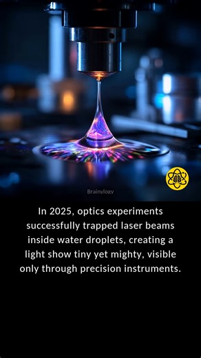 In 2025, optics experiments successfully trapped laser beams inside water droplets, creating a light show tiny yet mighty, visible only through precision instruments. In these intriguing experiments, scientists used the natural properties of water to confine light. By meticulously adjusting the angle and intensity of laser beams directed at tiny droplets of water, they achieved total internal reflection within the droplets. This phenomenon occurs when light hits a boundary at a certain angle, tr