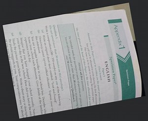 Appendix 1 Specimen Paper. Specimen Paper* ENGLISH Paper 1 (Tro... | Filo