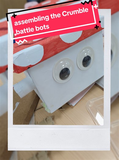 Primary school teachers, this lesson in computing was assembling and connecting all of the Crumble components inside the pupils battle bots they designed and made in their DT lessons. This year, the designs are incredible! We cannot wait for them to complete their challenges next week. @Redfern Electronics #computing #primaryschool #teacher #teachersoftiktok #stem