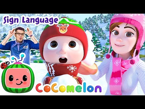 Best Christmas Songs! 🎄🎁 | Cocomelon Nursery Rhymes | Learn ASL & Baby Sign Language for Kids