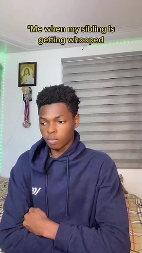 Trying Not to Laugh During Sibling's Punishment