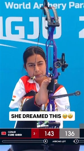 It slipped away in 2023. 🥲 She came back and finished it in 2025. 🤩 #archery | World Archery