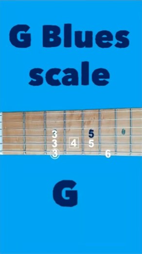 G Blues Scale 🎸