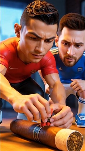 Ronaldo & Messi Prank Trump with Exploding Cigar! 😂 | 3D Cartoon Short