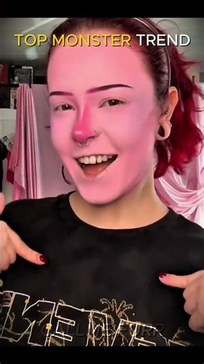 TOP MONSTER TREND #remix #beauty #soulmateart #greenscreen #makeup #edit #art #blackpink #funny