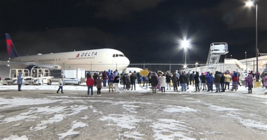 Buffalo Bills fans welcome team home after win over New England Patriots