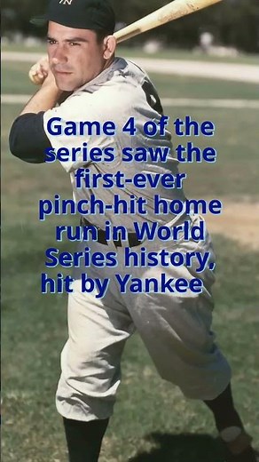 1947 World Series: Yankees vs. Dodgers - First Televised Series - September 30, 1947