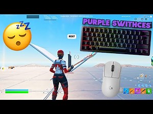 Satisfying Keyboard Sounds — Fortnite ASMR 1v1 BuildFights (Razer Huntsman Mini, 4K 360FPS)