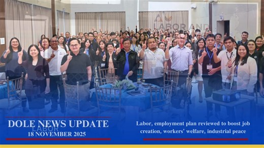 𝐖𝐀𝐓𝐂𝐇: 𝐋𝐚𝐛𝐨𝐫, 𝐞𝐦𝐩𝐥𝐨𝐲𝐦𝐞𝐧𝐭 𝐩𝐥𝐚𝐧 𝐫𝐞𝐯𝐢𝐞𝐰𝐞𝐝 𝐭𝐨 𝐛𝐨𝐨𝐬𝐭 𝐣𝐨𝐛 𝐜𝐫𝐞𝐚𝐭𝐢𝐨𝐧, 𝐰𝐨𝐫𝐤𝐞𝐫𝐬’ 𝐰𝐞𝐥𝐟𝐚𝐫𝐞, 𝐢𝐧𝐝𝐮𝐬𝐭𝐫𝐢𝐚𝐥 𝐩𝐞𝐚𝐜𝐞 Filipino workers can expect more quality, productive, remunerative, and decent jobs as the Department of Labor and Employment (DOLE) completed its regional review of the Labor and Employment Plan (LEP) 2023–2028, the Marcos Jr. administration’s roadmap for decent and productive employment for all Filipinos. Three years aft