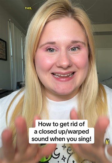 Eliminate Closed Up Sound in Your Singing