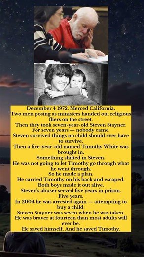 He Was Kidnapped At 7 And Held For Seven Years. #stevenstayner #crime #survivor #neverforget #legend