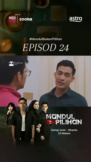 EPISOD 24 #MandulBukanPilihan #IFAME ‘Mandul Bukan Pilihan’ membuka rahsia di sebalik senyuman sepasang suami & isteri yang terluka dalam diam. 💔 Saksikan perjalanan penuh air mata, konflik, dan pengkhianatan yang bakal meruntun jiwa dalam Mandul Bukan Pilihan. 🕙 Setiap Isnin-Khamis, 10 Malam 📺 Astro Ria 🌟 Terbitan: @ifame.my 👩‍💼 Penerbit: Shouq Mohamad & Jeehan Mohamed 👩‍💼 Penerbit Eksekutif: Azam Senin 🎬 Arahan: Osman Ali ✍️ Penulis: Oka Aurora 🎵 Official OST. Break - @mishaomar & Pe