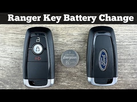 FORD RANGER Remote Key Fob Battery Replacement 2019 - 2023 DIY How To Change Replace Key Batteries