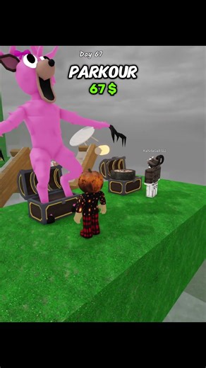 Parkour $67 vs $667 😨 #roblox #99nightintheforest