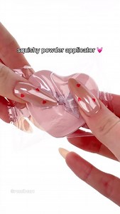 5.3K views · 853 reactions | It’s a squishy powder puff 凉 *️ Flower Knows Strawberry Cupid Collection Heart Shaped Marshmallow Applicator *PR/Gifted #squishy #soft #heart #powderpuff #plush #pink #makeupaccessories #cutemakeup #makeupasmr #makeupunboxing #fyp #trending | Ronnibears | Facebook