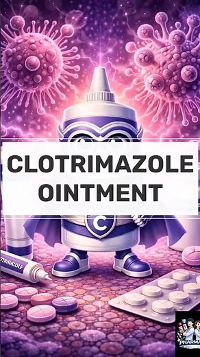 🎬 Clotrimazole in 30 Seconds 💊 | MOA, Uses, Dose & Side Effects #neetpg #medicine #fungal #infection