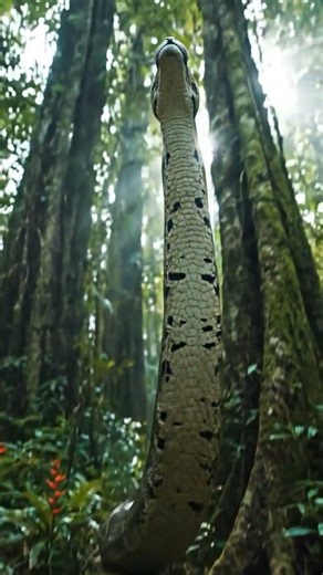 Anaconda vs Jaguar 🐍⚔️🐆 | Amazon Deadly Fight#anacondavsjaguar #nature #shorts #wildlife # #aivideo