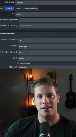 How to configure Bitrate in OBS Studio for video recording and live streaming.