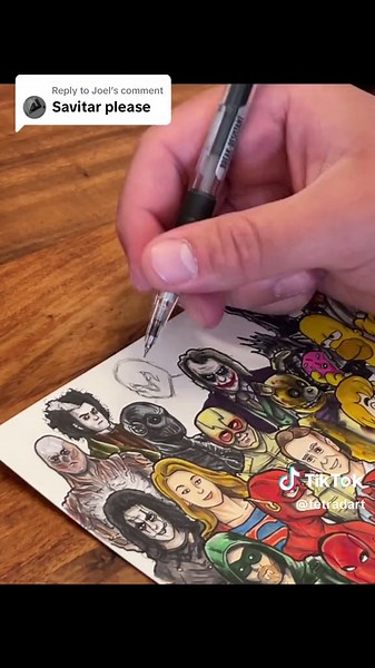 Replying to @Joel Savitar! Who’s next? #savitar #theflash #godofspeed #cw #villain #evilbarry #barryallen #art #drawing #popculture #grantgustin