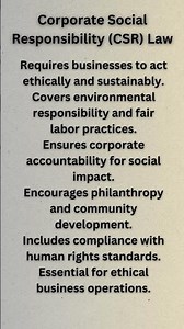 Corporate Social Responsibility CSR Law