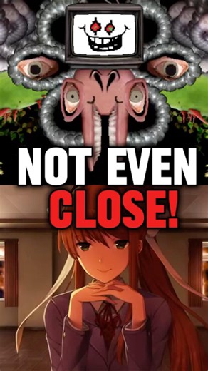 Why Monika VS Flowey ISN’T EVEN CLOSE! #undertale #deltarune #ddlc #monika #vs #battle #gaming #sans