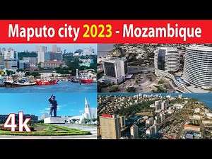 Maputo City , Mozambique 4K By Drone 2023