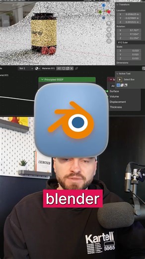 Design in Blender with Claude Code #claude #blender #3ddesugn