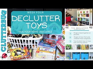 Declutter Kids Toys - Week 4 - Hug Your Home Challenge