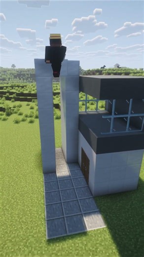 Minecraft Very Easy Modern house tutorial🏠 #minecraft #minecraftbuilds #minecrafttutorial