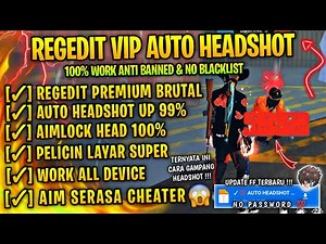 REGEDIT FF AUTO HEADSHOT FF BIASA & FF MAX TERBARU 2024 100% WORK NO SERVER CHEAT ANTI BANNED