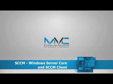 SCCM | Open SCCM Client on Windows Server Core | Tutorial
