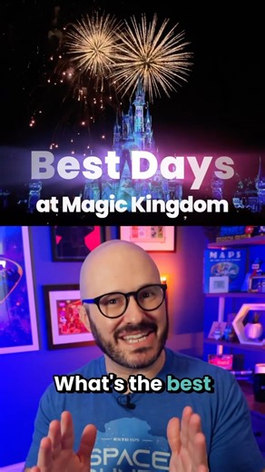 Guide2WDW on Instagram: "📊What’s the best day of the week to visit Magic Kingdom? Updated for 2025 I analyzed 6 years of Disney World crowd data to answer that question, putting more emphasis on more recent years. And there’s a very clear answer to the day that’s most likely to have the lowest wait times at MK, especially from January through July. In this video, I count down the four best days at Magic Kingdom. What days are better during the holiday parties? What days are best during non-part