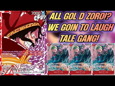 GOL D ROGER WITH EB04 ZORO IS INSANE! DECKLIST, GUIDE, AND GAMES!