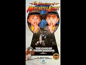 Opening to Adventures of Mary-Kate and Ashley: The Case of Thorn Mansion 1995 VHS (KidVision Copy)