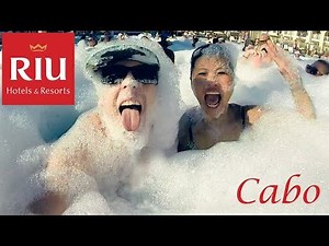 RIU PALACE CABO SAN LUCAS MEXICO - HOTEL POOL PARTY - FOAM PARTY