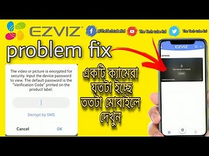 EZVIZ camera unlock code | camera share any mobile | unlimited add account | verification code fix