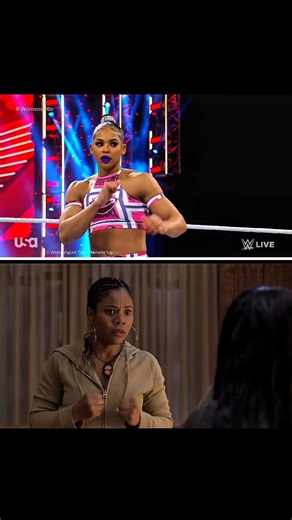 Bianca Belair vs. Alexa Bliss || Scary Movie 3 Reference || #viralshorts #wwe