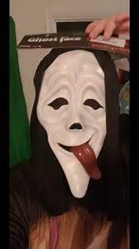 quick video showing off my scary movie masks putting them on