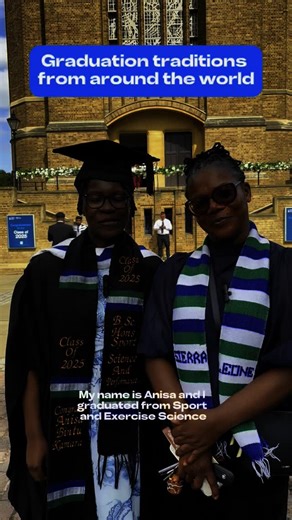 Our graduate Anisa shared with us the meaning behind her scarf, handmade by her uncle 🇸🇱🎓 We love hearing about all the different graduation traditions around the world! Let us know yours 💙 #graduated #graduation #graduate #graduations #stmarysuniversity #london #university #londonuniversity #studentlife #unilife #graduated🎓 #graduation🎓 #graduationday | St Mary's University, London