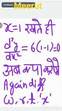 maxima and minima class 12 | अवकलज के अनुप्रयोग क्लास 12 | class 12 application of derivatives |