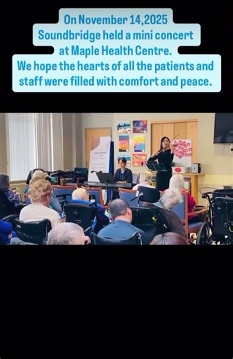 Concert Sketches at Maple Health Centre | SoundBridge Society