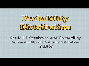 Statistics & Probability | Probability Distribution of Discrete Random Variable |Tagalog