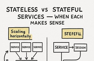 System Design Insight: Stateless vs Stateful Services — When Each Makes Sense