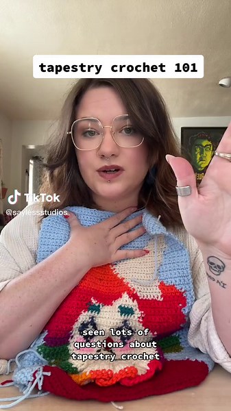 Tapestry Crochet Patterns and Colorwork Tutorial