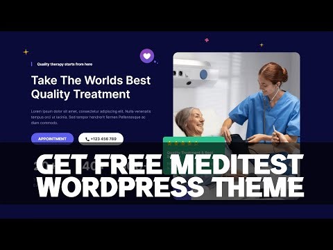 Meditest - Health & Medical WordPress Theme | Installation & Demo Data Import | Free Download